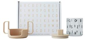 Tazza per bambini beige Cresci con la tua tazza Grow with Your Cup - Design Letters
