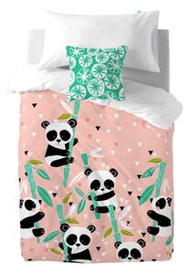 Biancheria da letto per bambini in cotone, 140 x 200 cm Panda Garden - Moshi Moshi