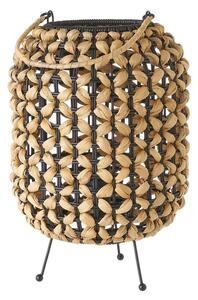 Lampada da tavolo nera naturale (altezza 30 cm) - Casa Selección