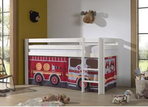 Tenda da letto per bambini 196,5x86,5 cm Fire Truck - Vipack