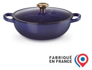 LE CREUSET Eiffel Tower Tegame in Ghisa 30 cm Indaco
