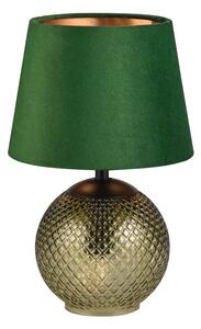 Lampada da tavolo di colore verde-bronzo (altezza 29 cm) Jonna - Trio