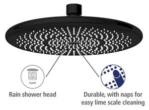 Set doccia nero in acciaio inox 120 cm Water Saving - Wenko