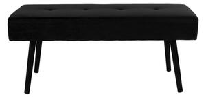 Panchina in velluto nero Skiby - House Nordic