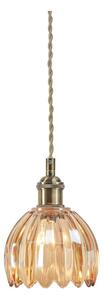 Lampadario color ambra in metallo con paralume in vetro ø 13 cm Gota – Markslöjd