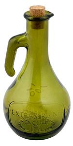Bottiglia per olio in vetro riciclato verde, 500 ml Olive - Ego Dekor