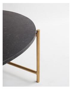 Tavolino rotondo in marmo nero ø 80 cm Morgans - Really Nice Things
