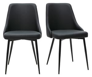 Sedie di design nere (lotto di 2) CULT