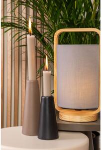 Lampada da tavolo grigia, altezza 21,5 cm Snap - Leitmotiv