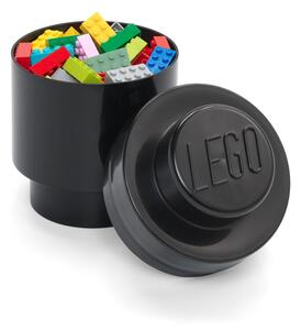 Scatola rotonda nera per l'archiviazione - LEGO®