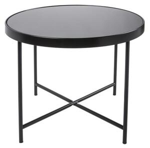 Tavolino nero , ⌀ 60 cm Smooth XL - Leitmotiv