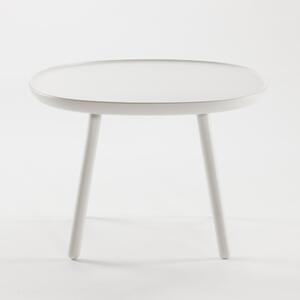 Tavolo in legno massiccio bianco, ø 64 cm Naïve - EMKO