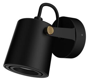 Lampada da parete nera, altezza 11 cm Ibai - SULION