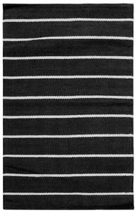Tappeto Moderno Cotton Looms Nero Caleffi