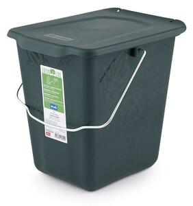 Contenitore per rifiuti compostabili verde scuro 7 l Greenlije - Rotho