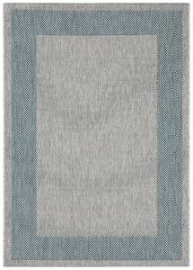 Tappeto Outdoor Flatweave Blu Caleffi