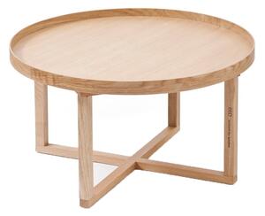 Tavolo rotondo in legno di quercia, Ø 66 cm Round - Wireworks