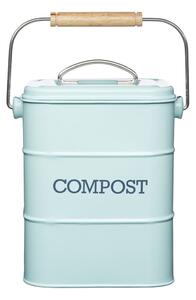 Contenitore blu per rifiuti compostabili 3 l Living Nostalgia - Kitchen Craft