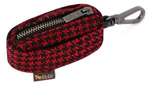 Tasca per borse Houndstooth Red/Black - P.L.A.Y