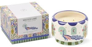 Paddywax A Dopo Peacock Blue candela profumata di ceramica 680 g
