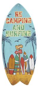 Insegna in metallo 40x17 cm Surfboard - Geese