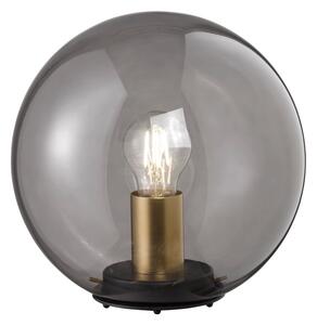 Lampada da tavolo in vetro nero , ø 25 cm Dini - Fischer & Honsel