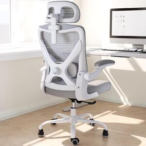 Sedia da ufficio TRALT - Sedia ergonomica da ufficio con supporto lombare regolabile e poggiatesta