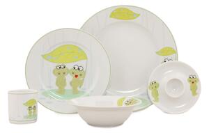 Set da pranzo in porcellana per bambini da 5 pezzi Rane - Kütahya Porselen