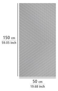 Tappetino antiscivolo grigio per cassetti, 150 x 50 cm - Wenko