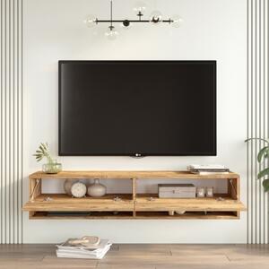 Mobile Tv Sospeso 140x32x30 Effetto Legno Rovere Evolution