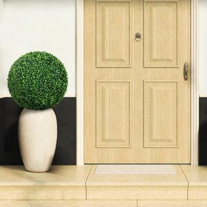 Costway Set di 2 sfere topiarie in bosso artificiale da 50cm, Sfere topiarie finte decorative per interno e esterno Verde