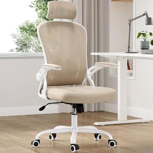 Sedia da scrivania regolabile in altezza Farini, con braccioli, ergonomica e confortevole