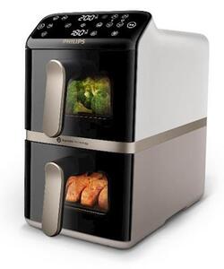 Friggitrice ad aria 2.750 w beige PHILIPS CEST VERTICALI 10L WHITE BEI