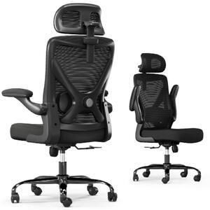 Sedia da ufficio TRALT - Sedia ergonomica da ufficio con supporto lombare regolabile e poggiatesta