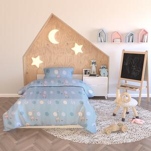Biancheria da letto in cotone per bambini Dreamland, 135 x 200 cm Happy Giraffe - AmeliaHome