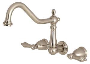 Kingston Brass KS1028AL, rubinetto per vasca da bagno in stile Heritage, finitura in nichel spazzolato