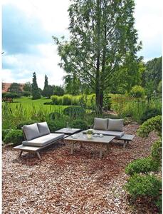 Set di mobili da giardino in grigio con struttura in alluminio Celia - Garden Pleasure