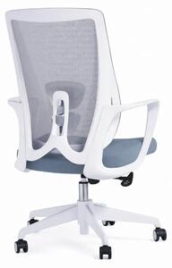 Sedia da ufficio ergonomica con poggiatesta regolabile e schienale in rete