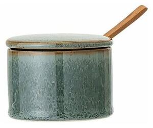 Vaso in gres verde con cucchiaio Pixie - Bloomingville
