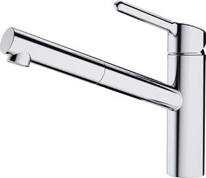 FRANKE ORBIT miscelatore a bassa pressione in CROMO con bocca estraibile / Miscelatore da cucina / Miscelatore monocomando