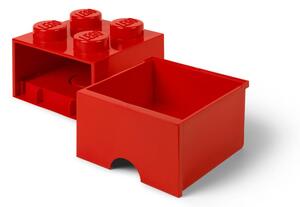 Scatola portaoggetti rossa con cassetto - LEGO®
