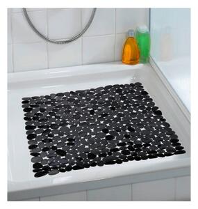 Tappeto da bagno antiscivolo nero, 54 x 54 cm Paradise - Wenko