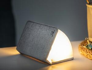 Piccola lampada da tavolo a LED grigia a forma di libro Booklight - Gingko