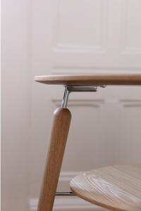 Tavolino rotondo in legno di quercia in colore naturale ø 46 cm My Spot - UMAGE