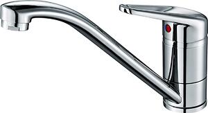 FRANKE NIEDERDRUCK NOVARA-PLUS rubinetto in CROMO con bocca fissa girevole / miscelatore monocomando