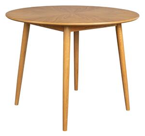Tavolo da pranzo rotondo con piano in rovere ø 100 cm Fabio - White Label