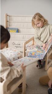 Libreria per bambini in tessuto beige 60x70 cm Once Upon a Time - Folkifreckles