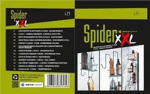 Angolare box doccia Spider 3 ripiani cromo