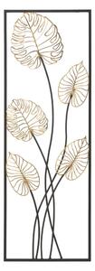 Decorazione da appendere in metallo con motivo a foglie Mauro Ferretti -A-, 31 x 90 cm Luxy - Mauro Ferretti