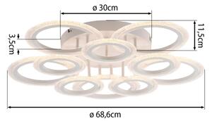 JUST LIGHT. 15268-16 - Plafoniera LED CRYSTALLO LED/48,5W/230V bianco